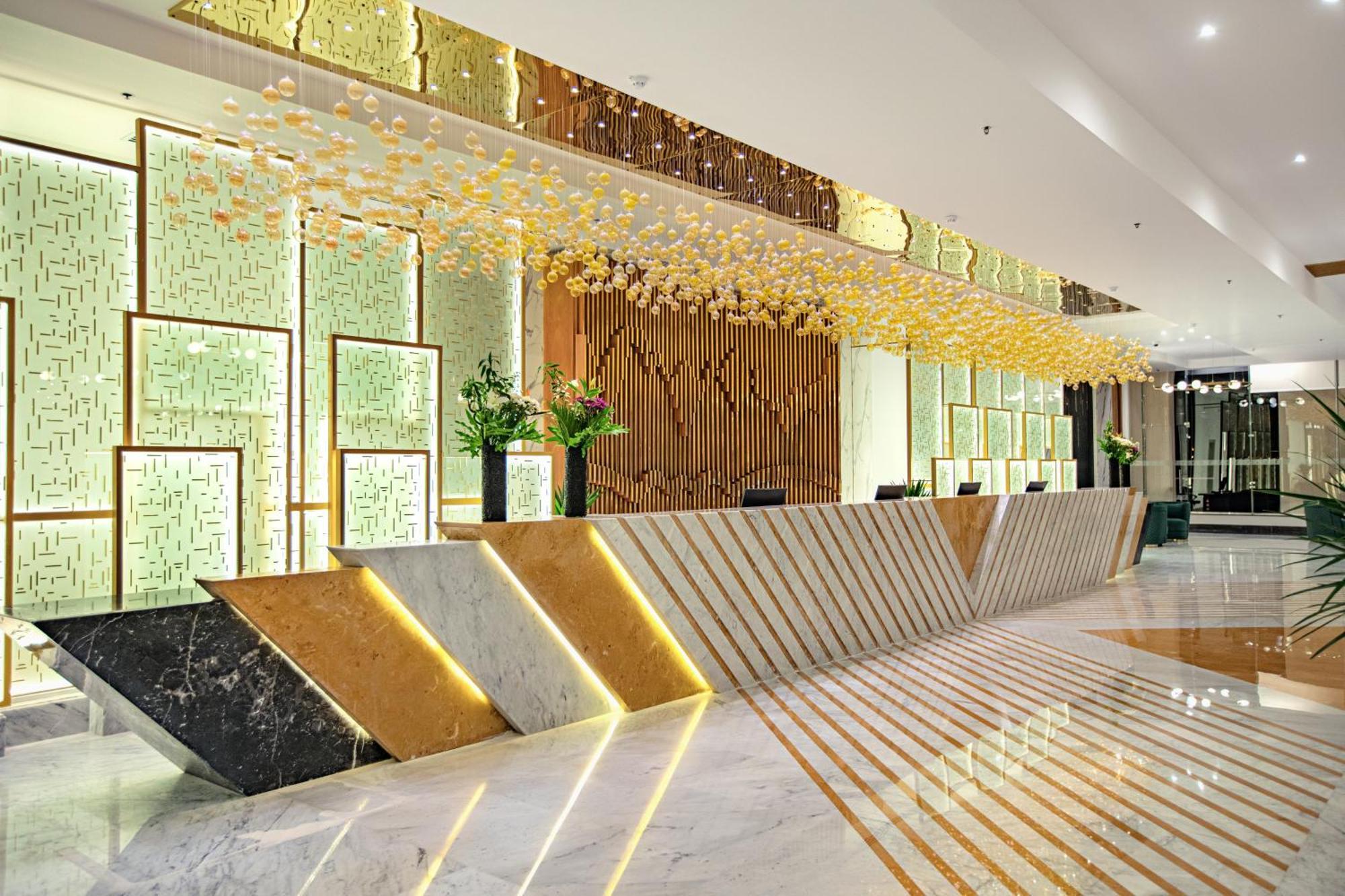 The V Luxury Resort Sahl Hasheesh Hurghada Extérieur photo The lobby of the hotel